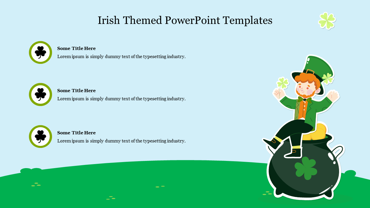 Irish Themed PowerPoint Templates