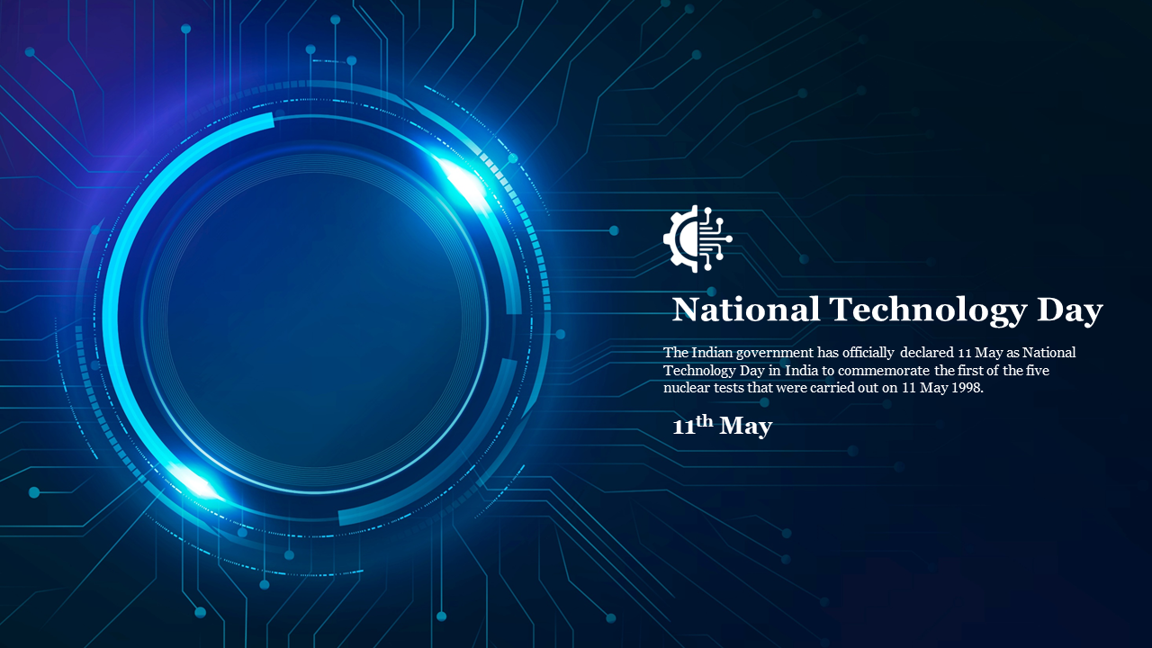 Free - Effective National Technology Day Presentation Template 