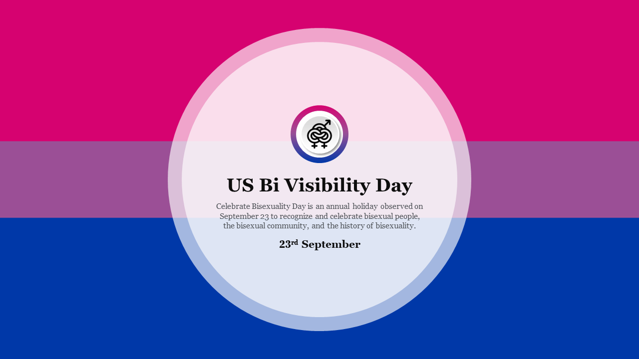 Amazing US Bi Visibility Day Presentation Template