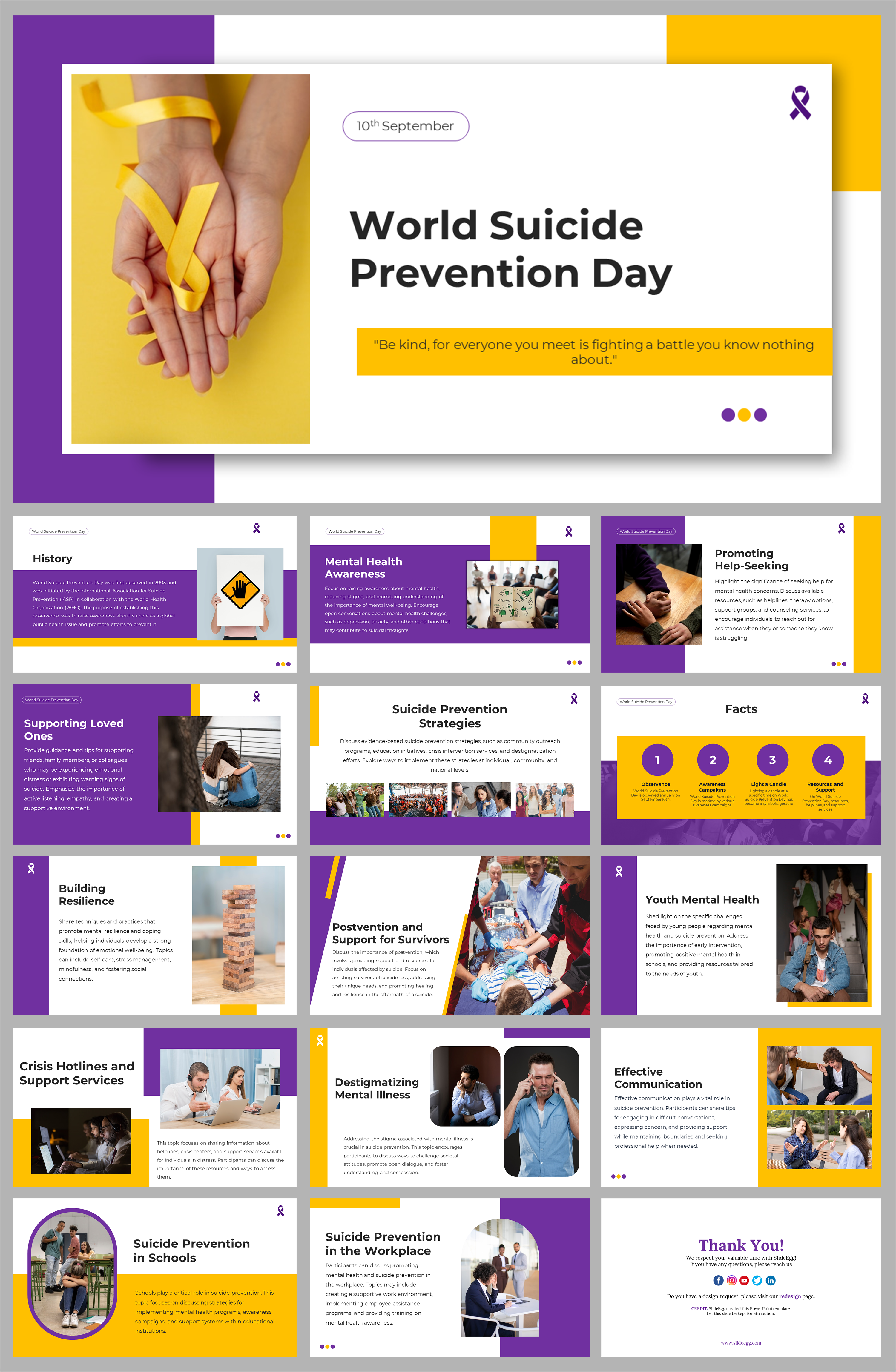 Get Now! World Suicide Prevention Day PPT And Google Slides