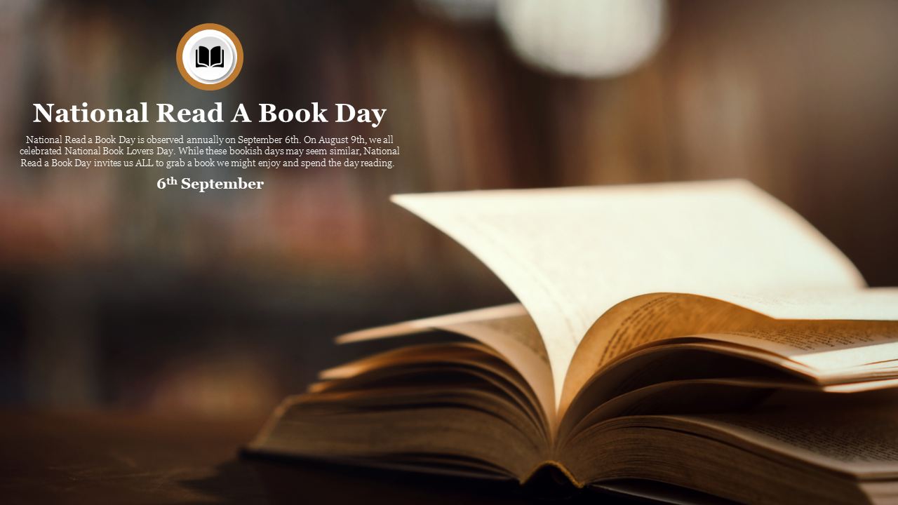 Effective National Read A Book Day Presentation Slide 