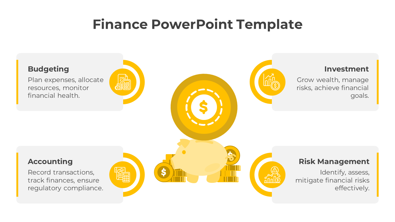 Finance PowerPoint Template-Yellow