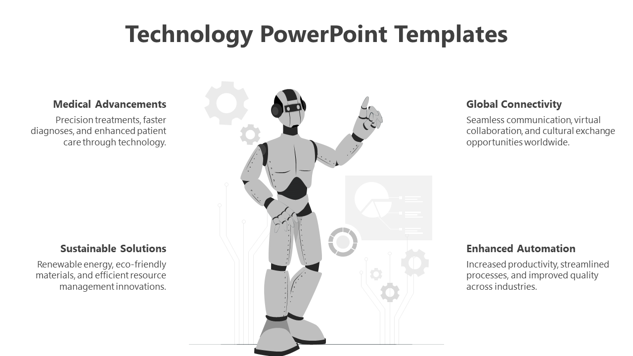 Editable Technology PPT And Google Slides With Gray Color