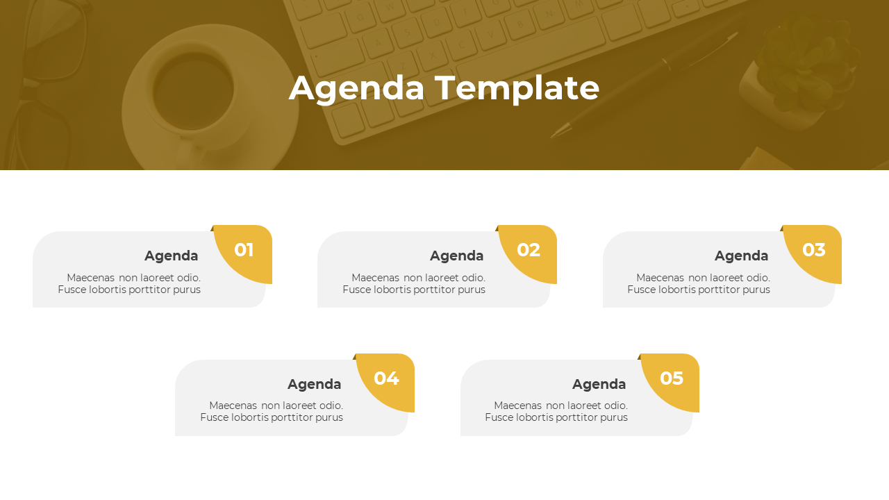 Innovative Meeting Agenda PPT And Google Slides Template 