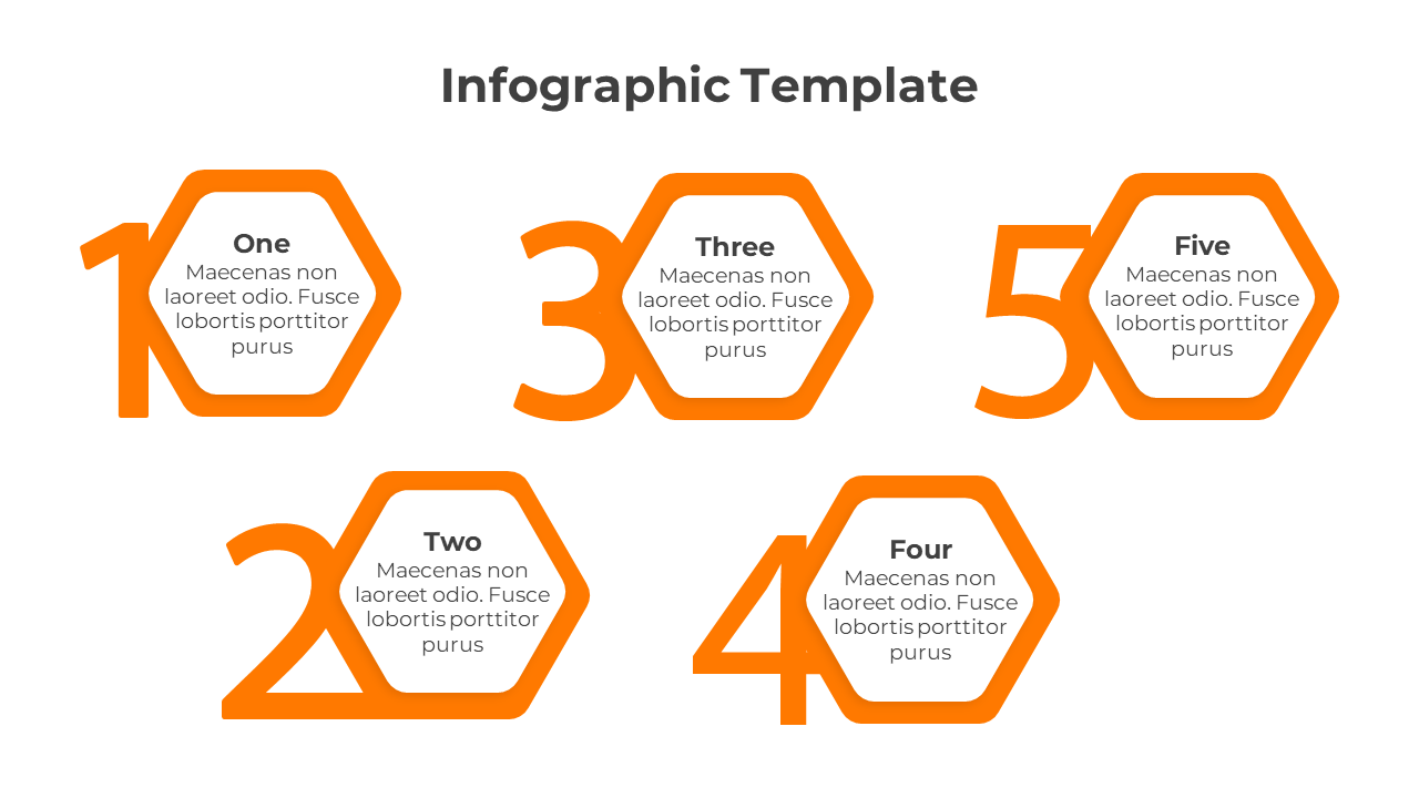 Infographic Presentation Template-5-Orange