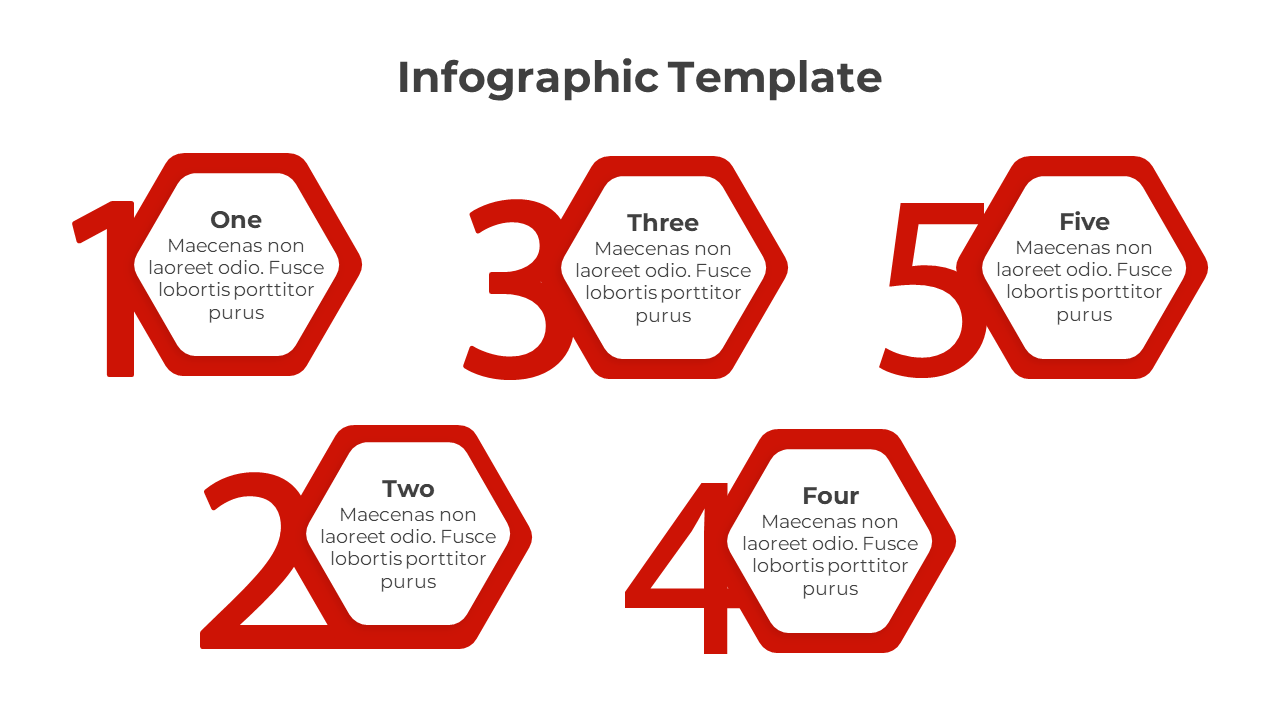 Simple Number Infographic PowerPoint And Google Slides