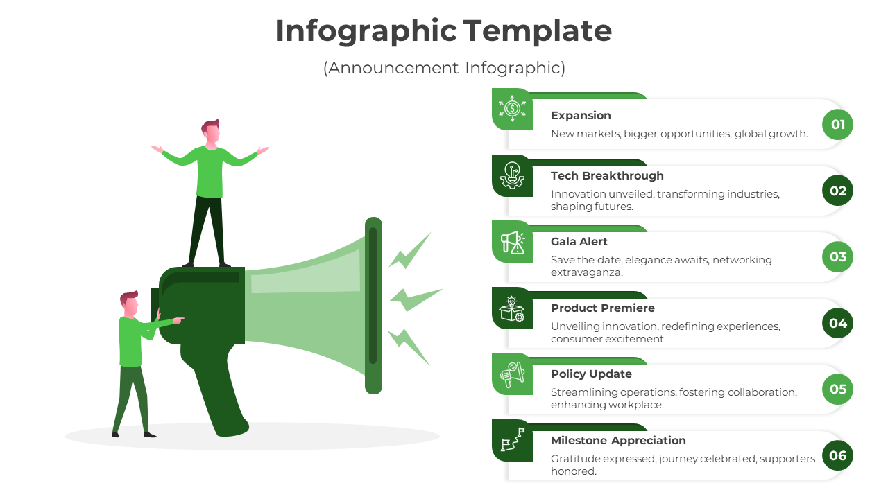 Presentation Infographic Templates-6-Green