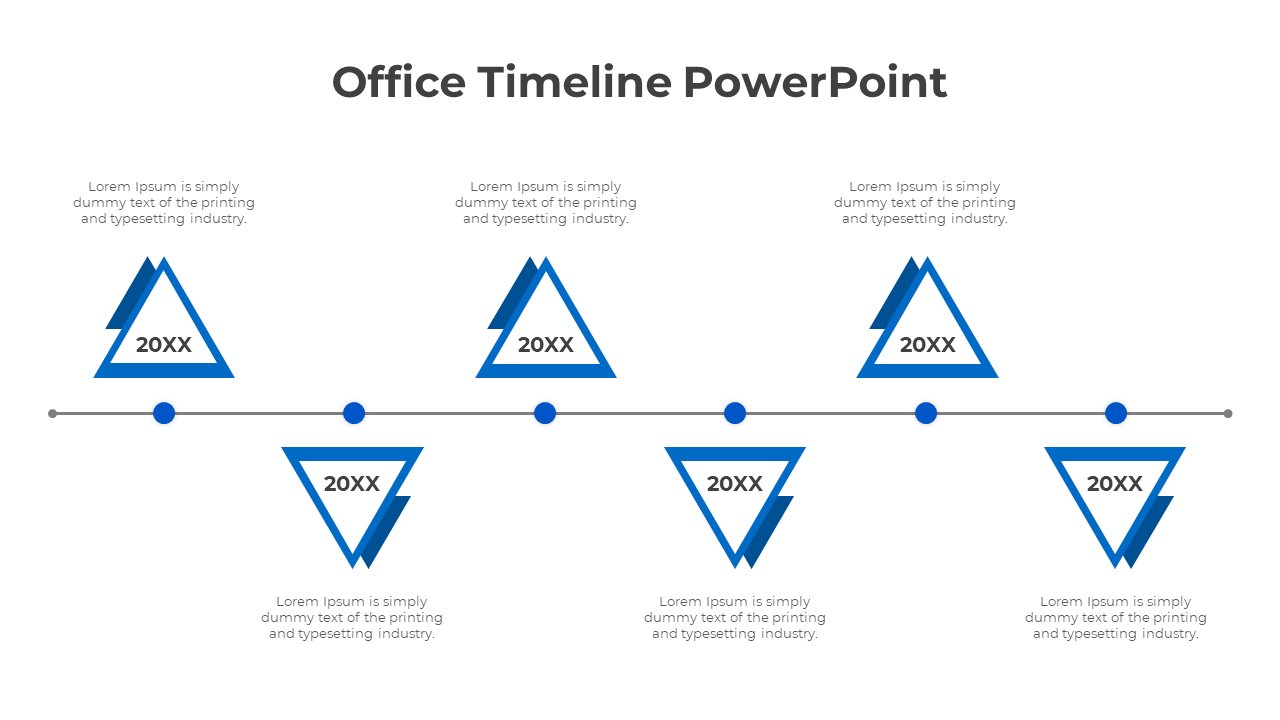 Office Timeline PowerPoint And Google Slides Template 