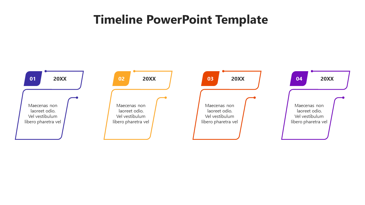 Creative Flat Timeline PPT And Google Slides Template