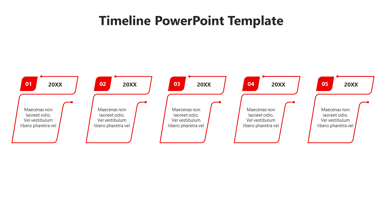 Effective Flat Timeline PPT And Google Slides Template