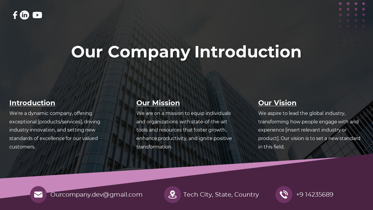 Free - Delightful Introduce Company Profile PPT And Google Slides