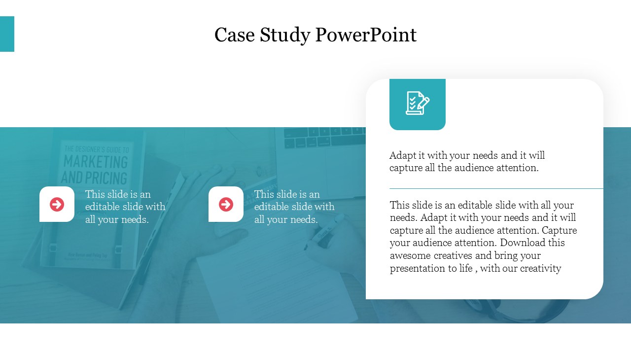 Creative Case Study PowerPoint PPT For Presentation