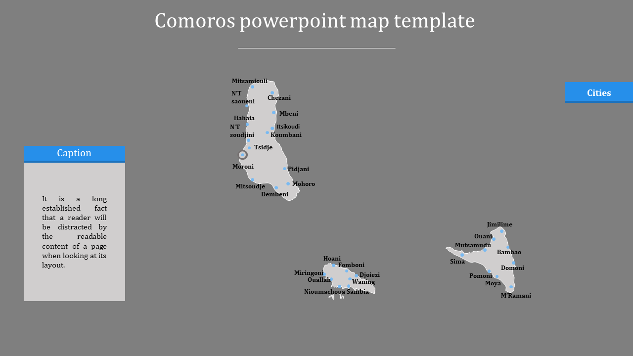 Amazing Comoros Map PowerPoint Presentation and Google Slides