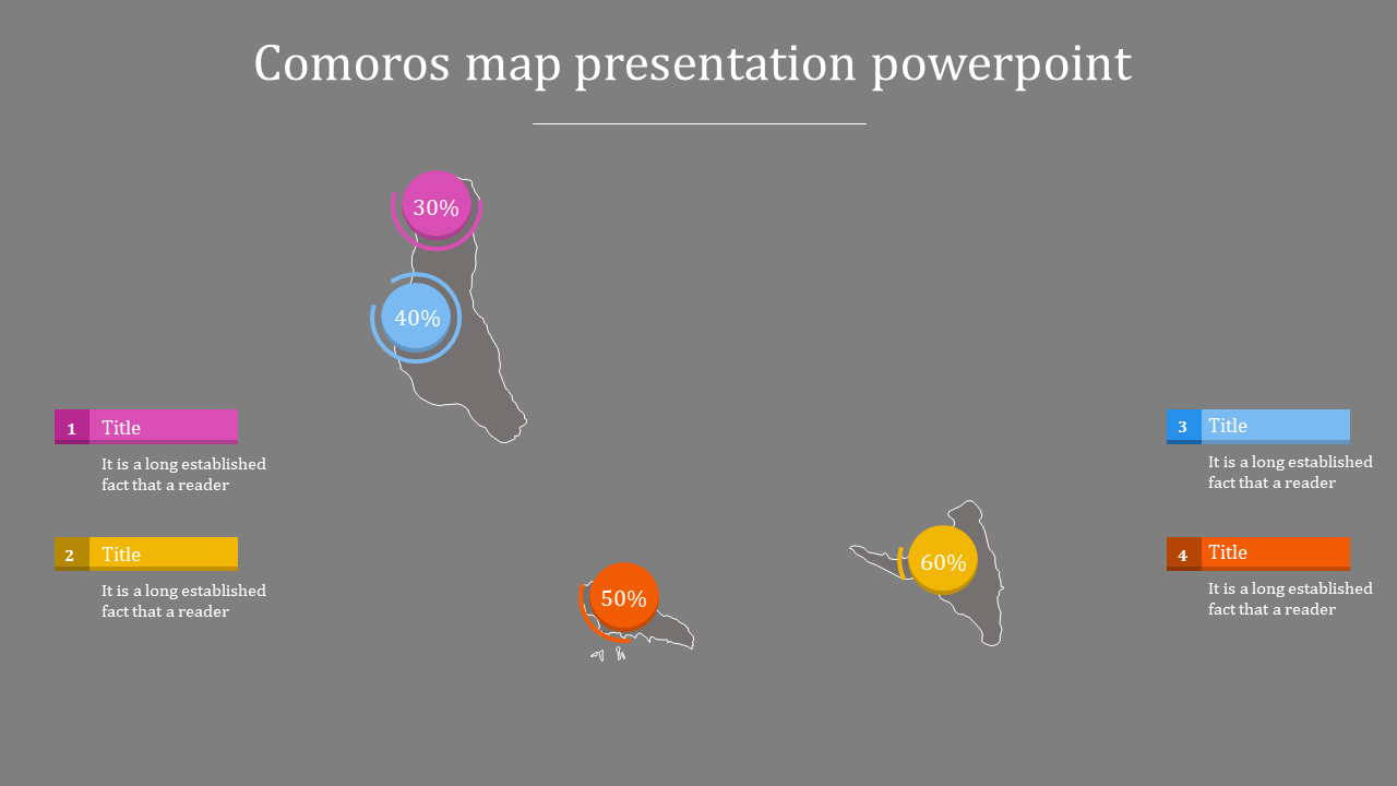 Clear Map Presentation PowerPoint Template for Planning