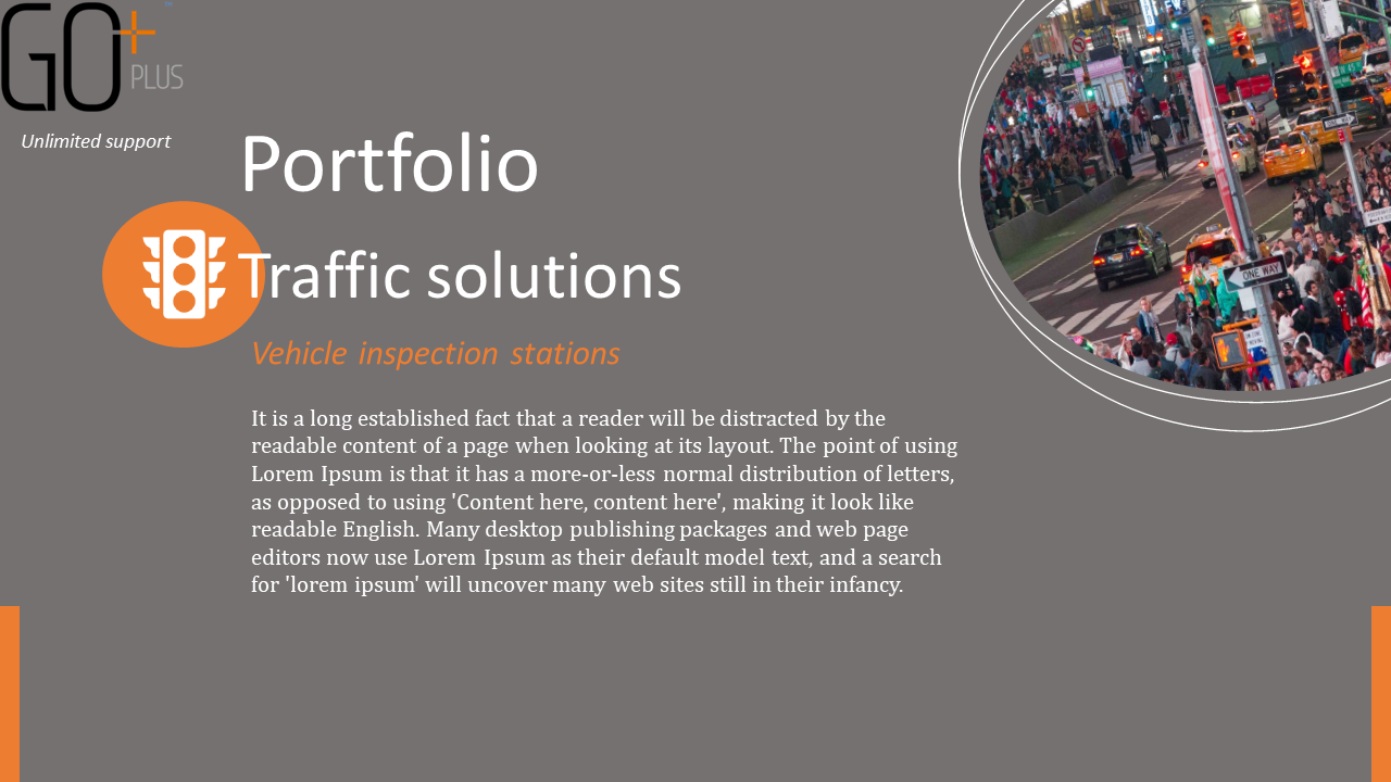 Free - Amazing Portfolio PowerPoint Template Presentation