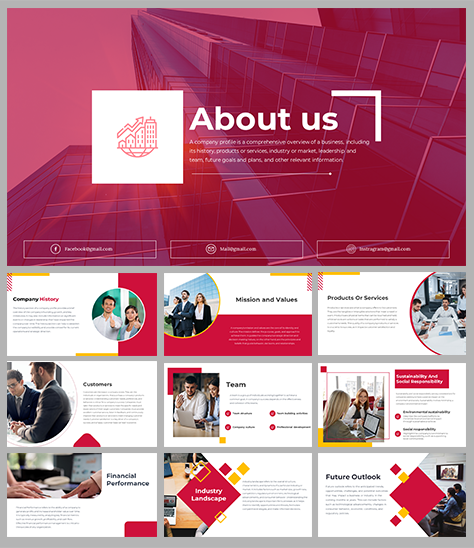 Get Now! About Us PowerPoint And Google Slides Templates