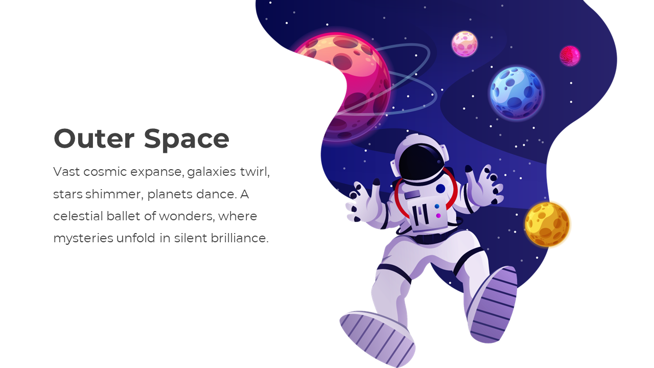 Outer Space Themed PowerPoint Template