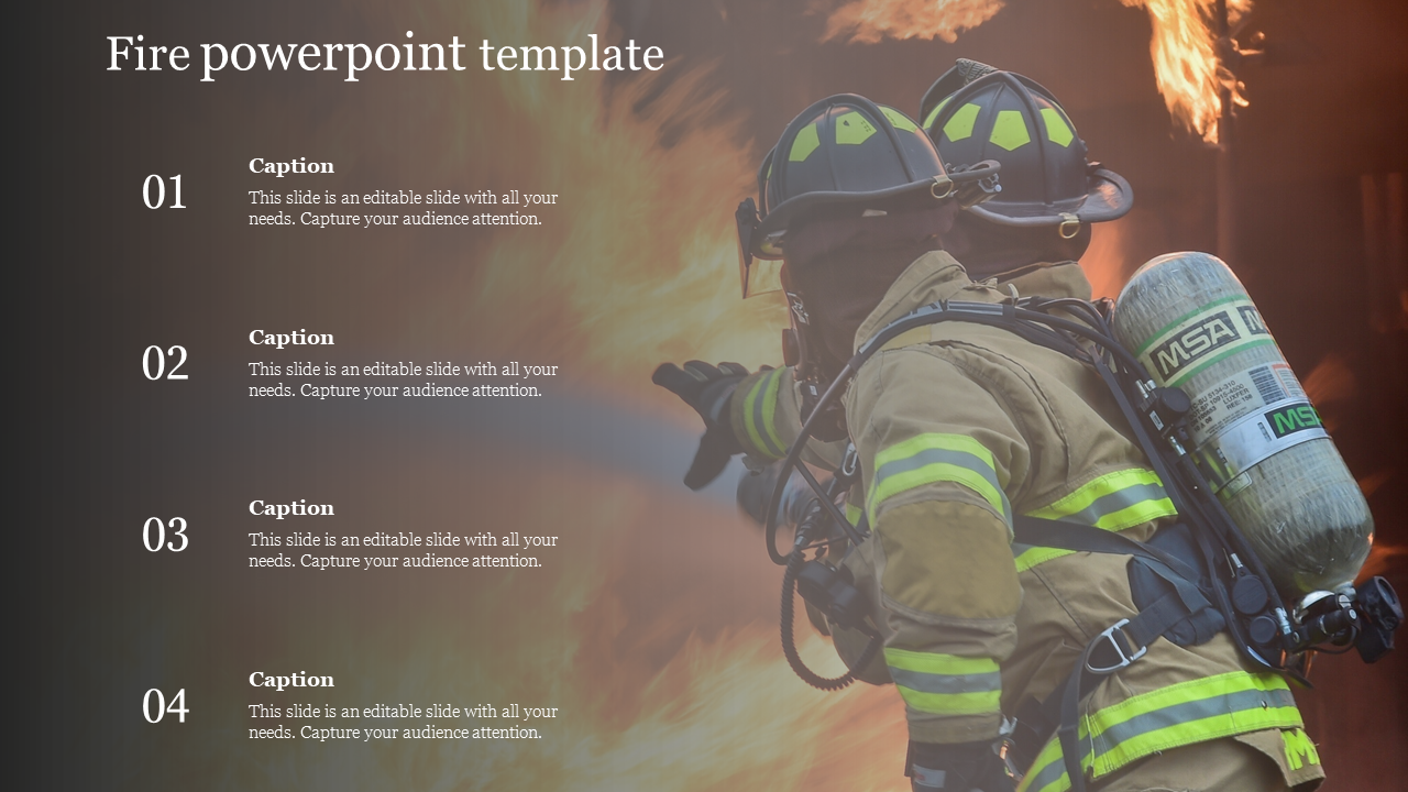 Effective Fire PPT Presentation Template And Google Slides Effective Fire PPT Presentation Template And Google Slides