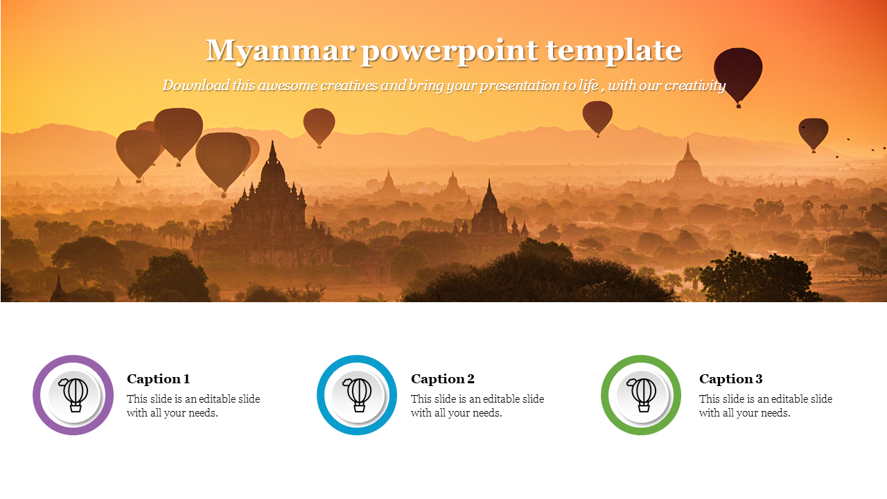 Creative Myanmar Powerpoint Template 