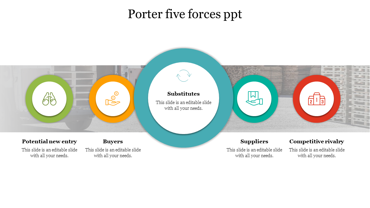 Innovative Porter Five Forces PPT 