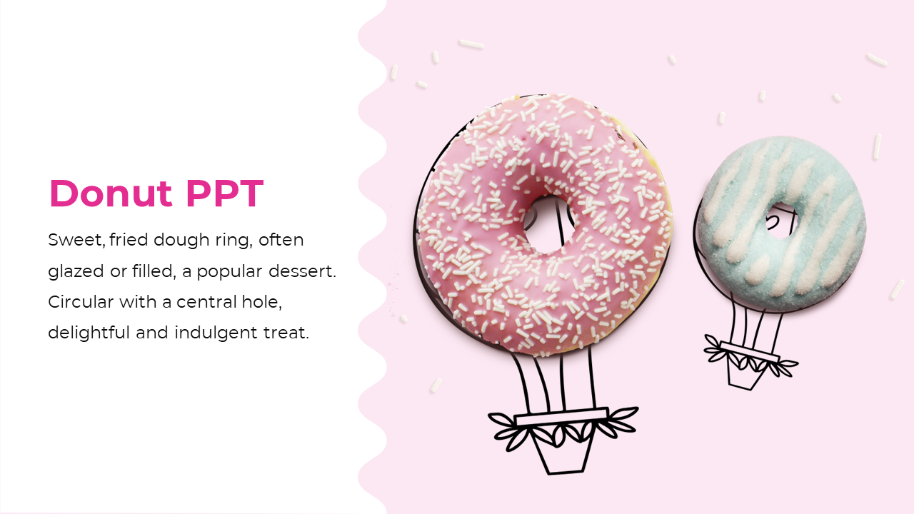 Free - Delicious Donut PowerPoint And Google Slides Template