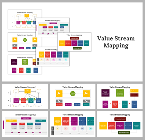 Value Stream Mapping PowerPoint And Google Slides Templates