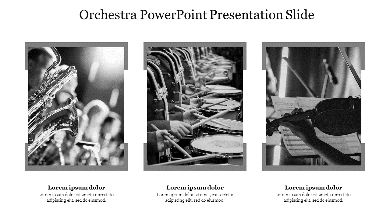 Orchestra PowerPoint Presentation Slide