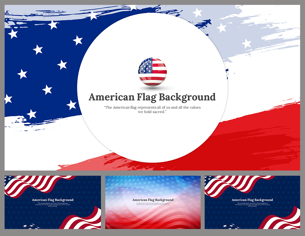 American Flag Background For Powerpoint Free