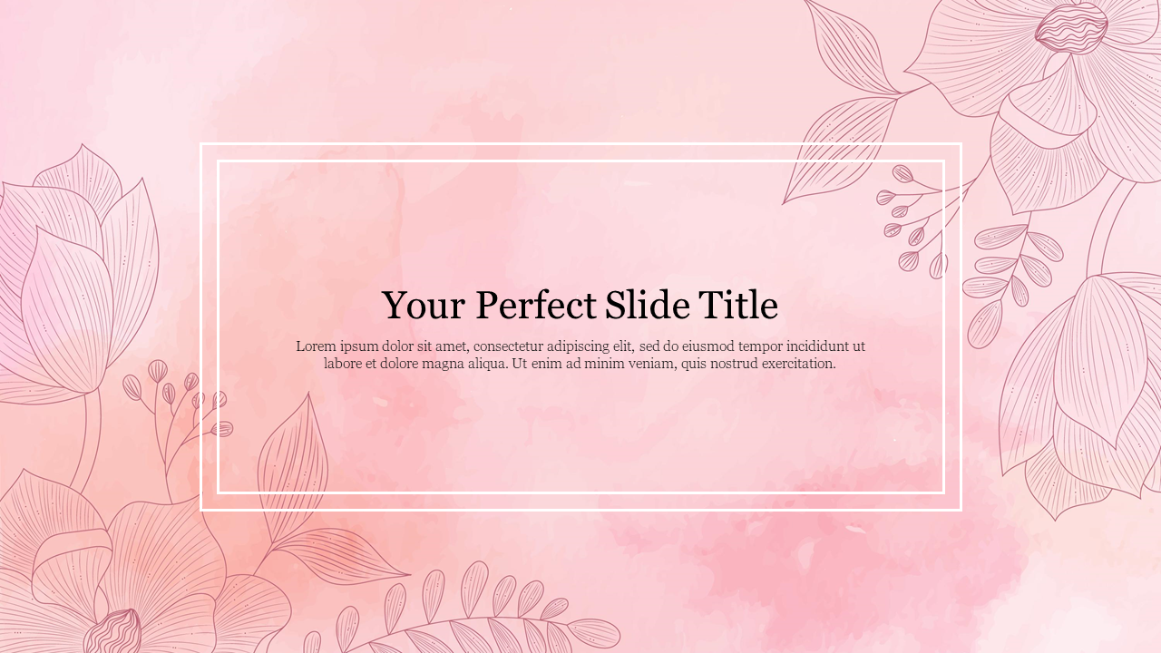 Free Floral and Pastel Backgrounds Google Slides and PPT
