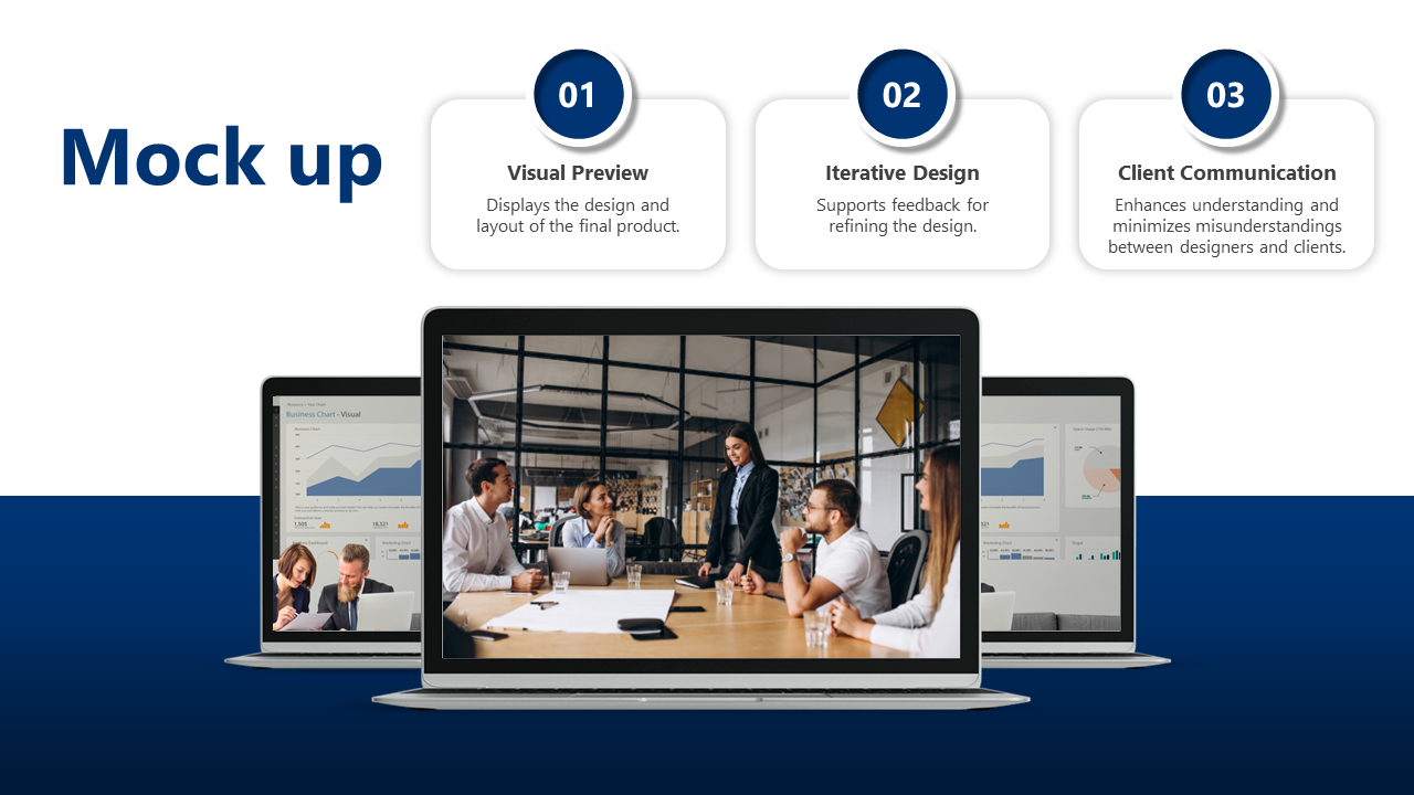 Free - Creative Mockup PowerPoint And Google Slides Template