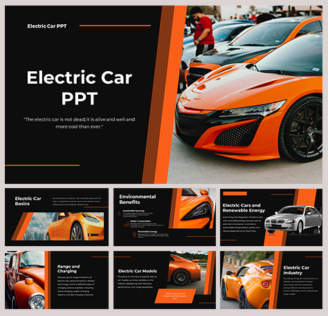 Get Now! Electric Car PowerPoint And Google Slides Templates