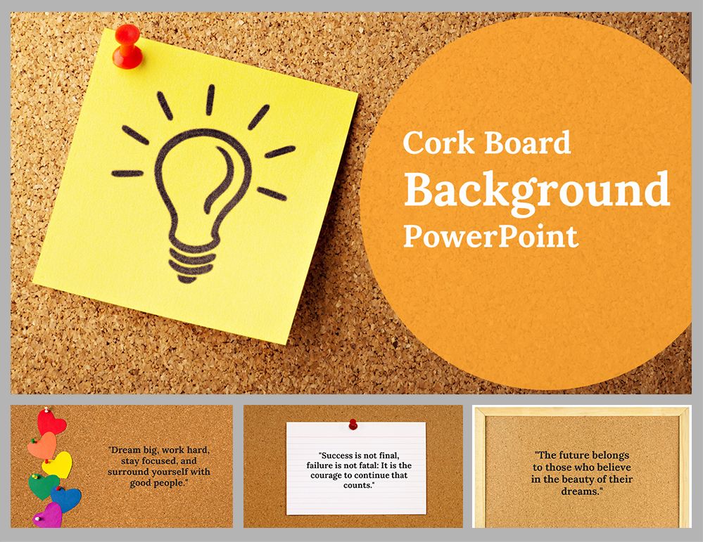 Free Cork Board Theme for PowerPoint and Google Slides