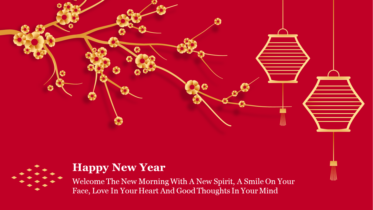 Add To Cart PowerPoint On Chinese New Year Template