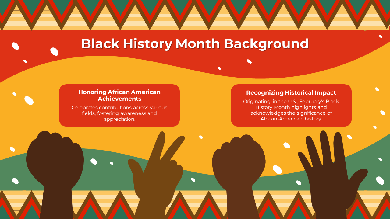 Black History Month Background PPT And Google Slides