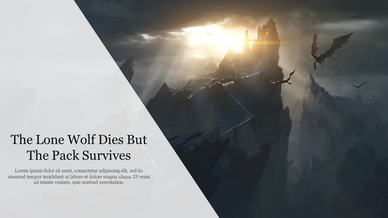 Game Of Thrones PowerPoint Background Google Slides