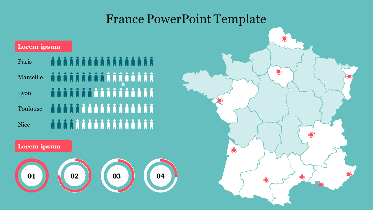 Free France PowerPoint Template