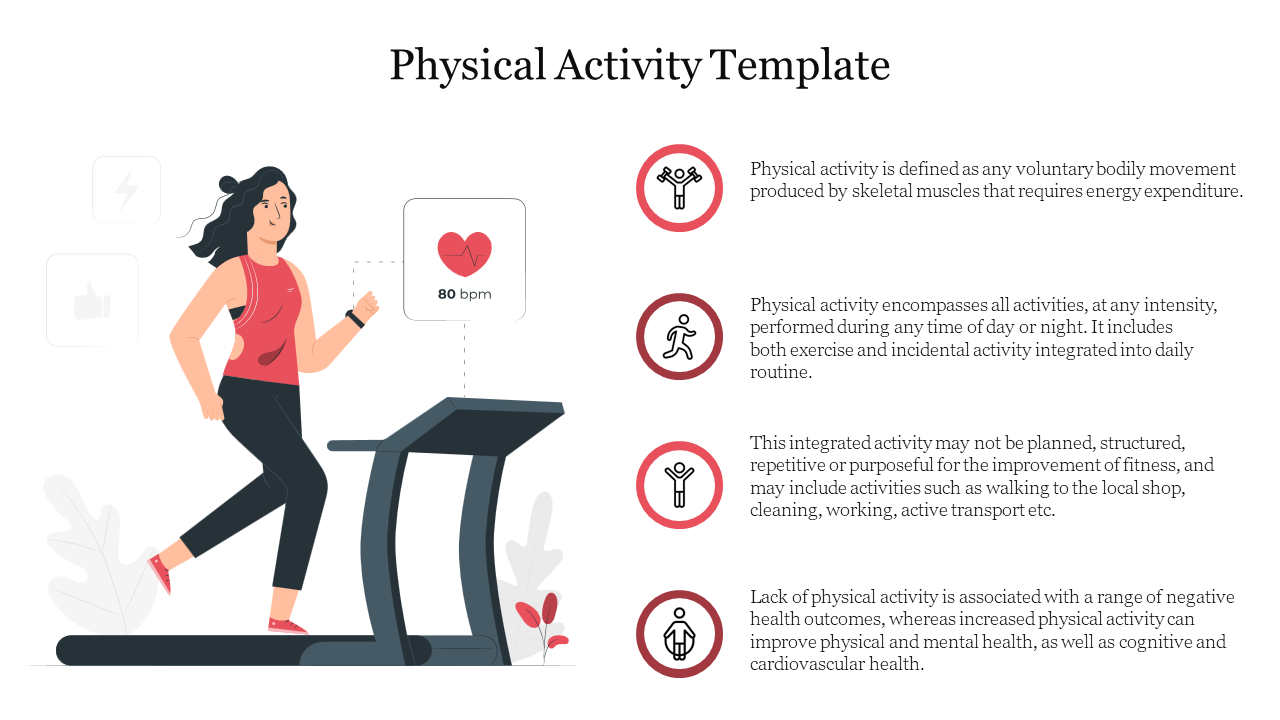 Effective Physical Activity Template Presentation Slide 