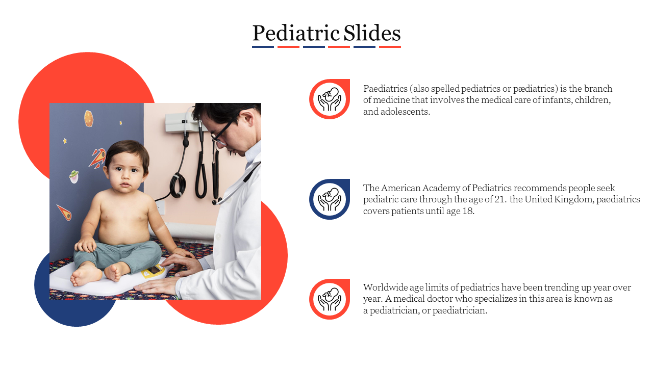 Creative Pediatric Slides PowerPoint Presentation Template