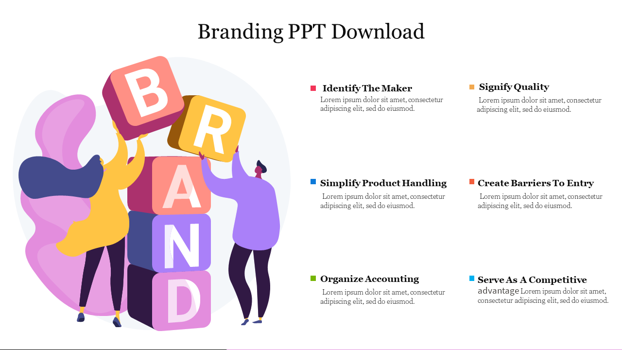 Free - Effective Branding PPT Download  Presentation Slide 