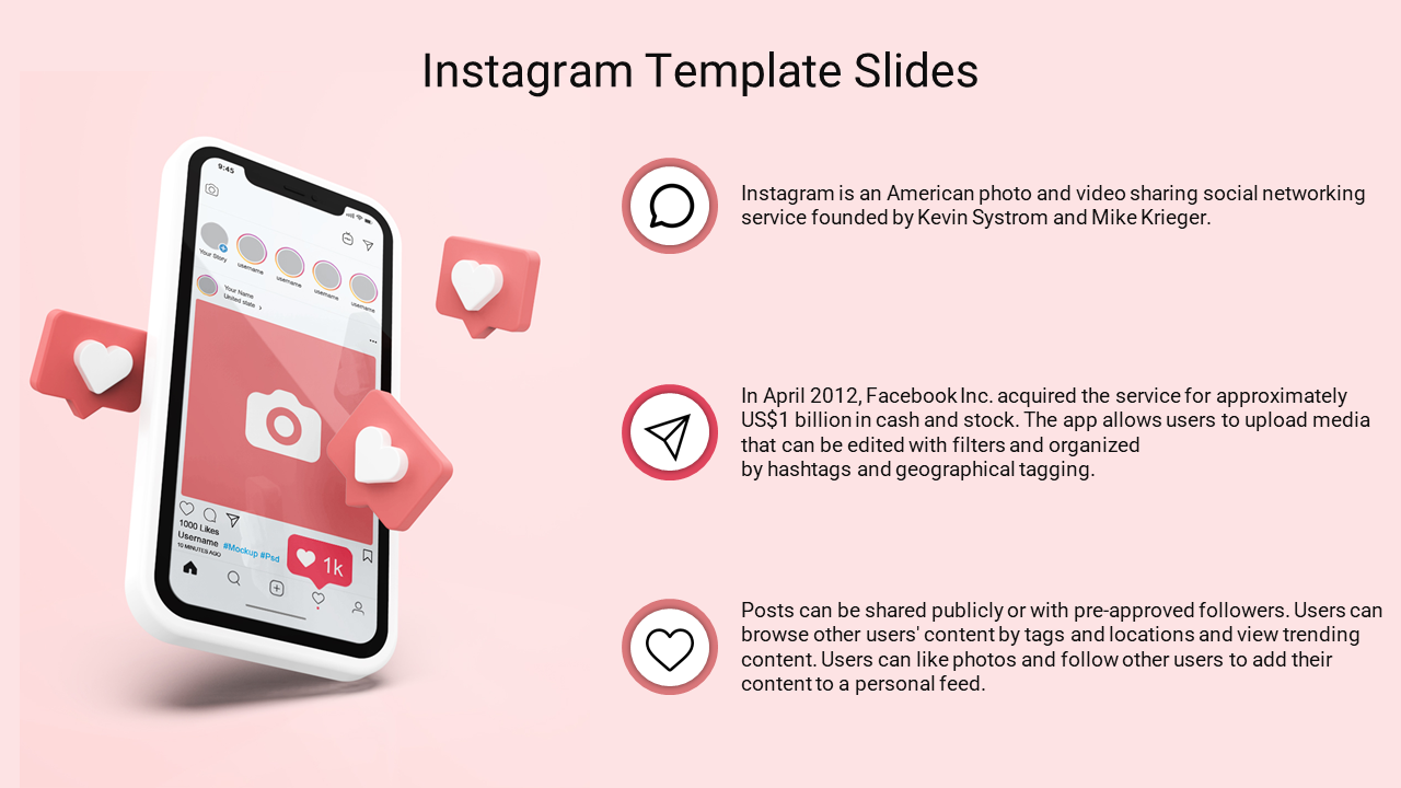 Add To Cart Instagram Template Google Slides Presentation