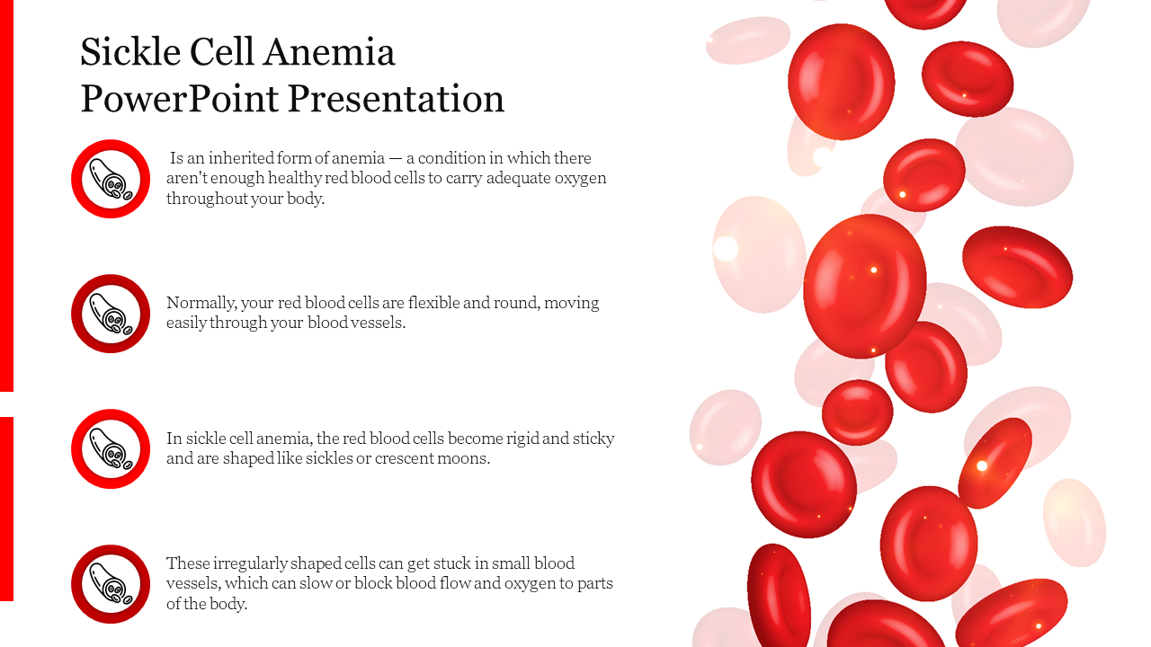 Explore Sickle Cell Anemia PowerPoint Presentation Slide