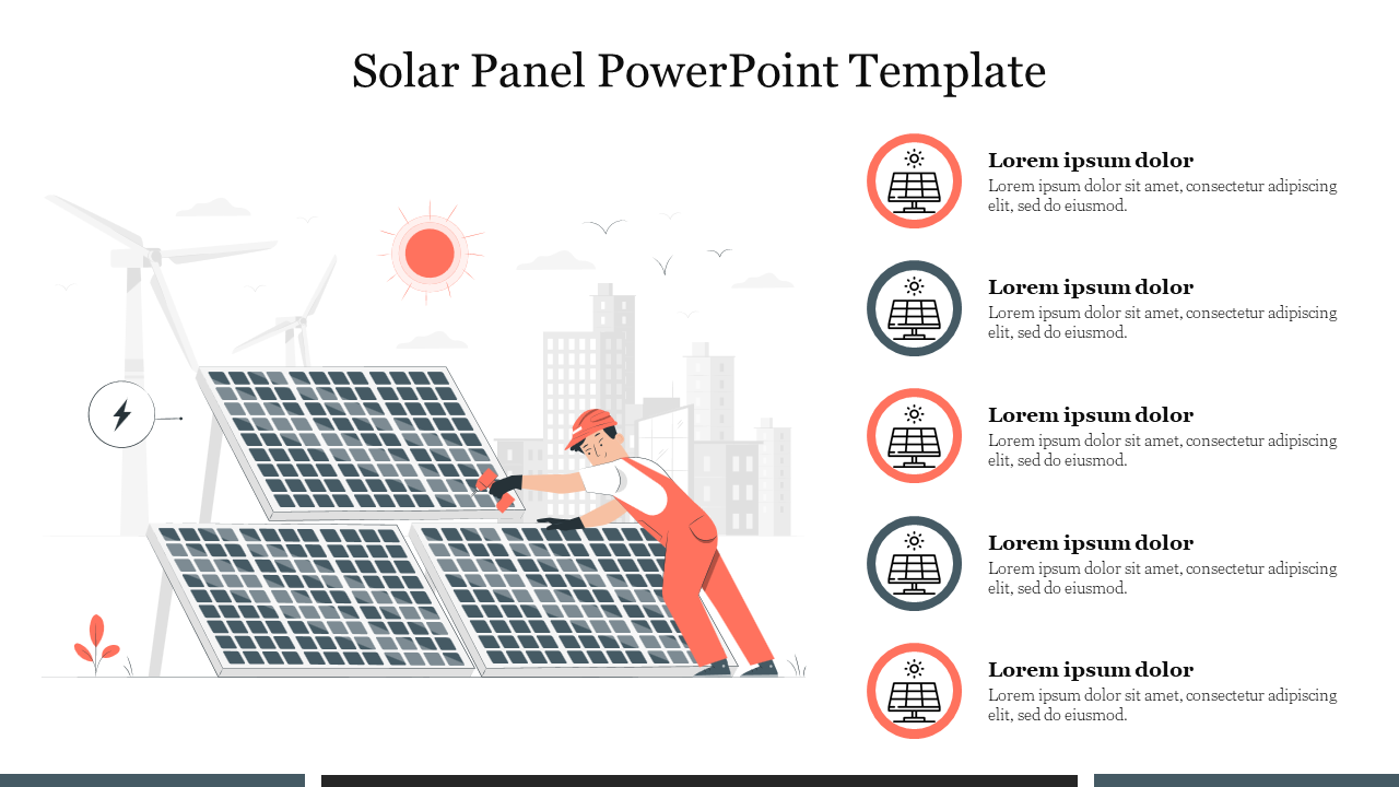 Free - Free Solar Panel PowerPoint Template and Google Slides