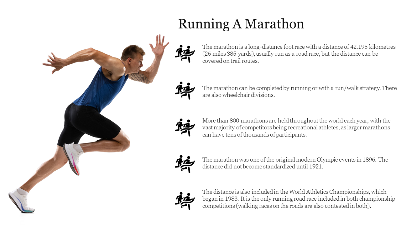PowerPoint Presentation On Running A Marathon