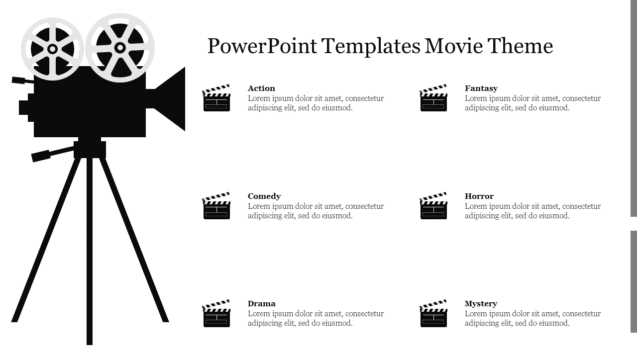 PowerPoint Templates Movie Theme