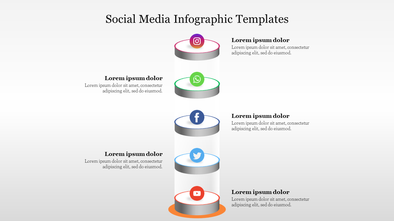 Social Media Infographic Templates