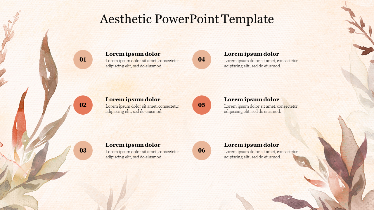 Explore Download Aesthetic PowerPoint Template Slide