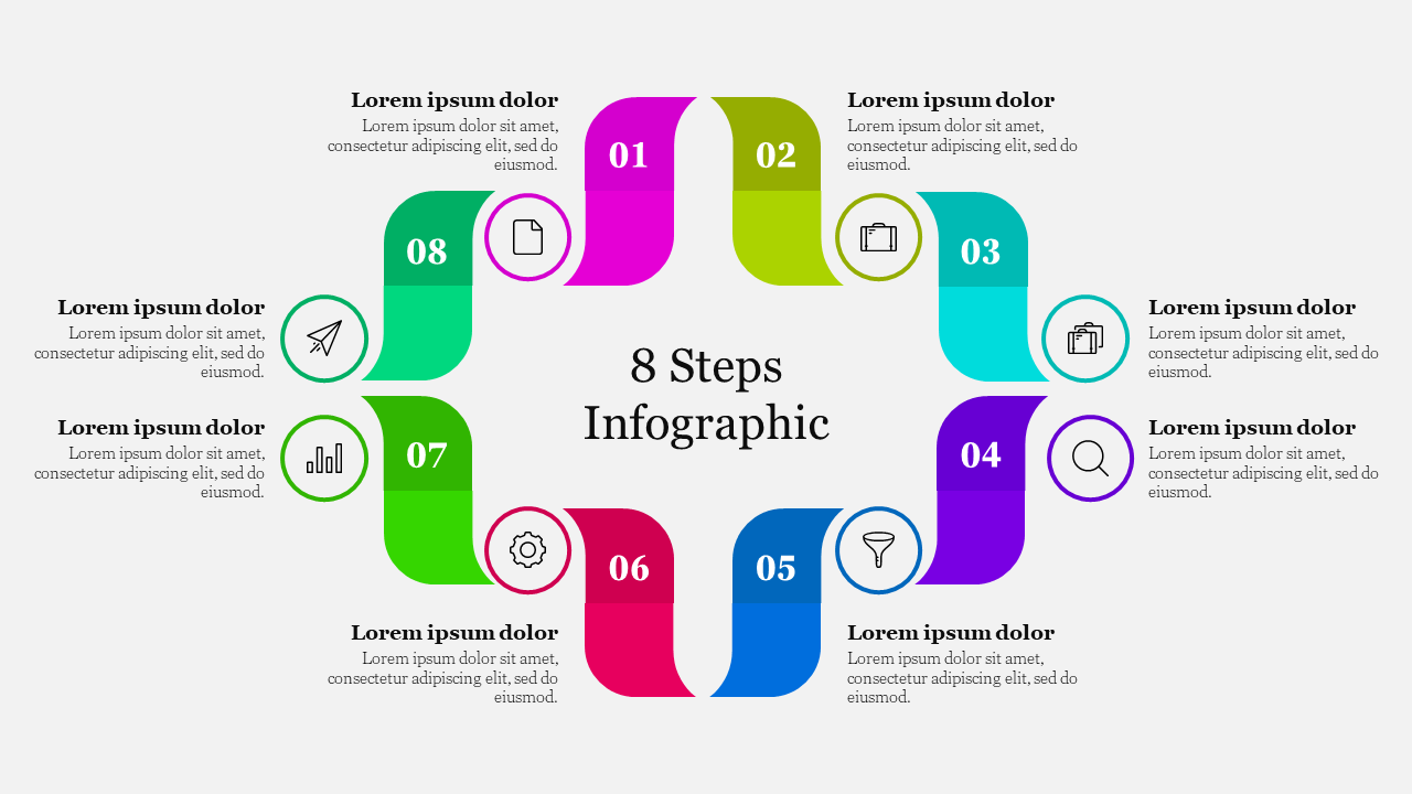 8 Steps Infographic