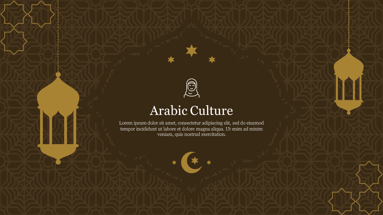 presentation slide in arabic