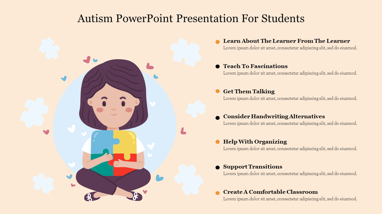 Autism PowerPoint Presentation For Students