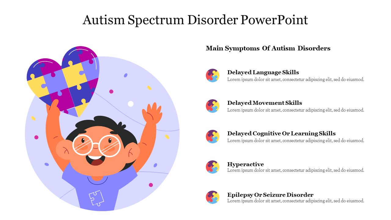 Autism Spectrum Disorder PowerPoint Presentation